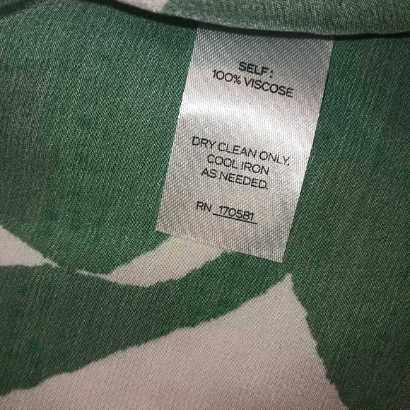 New Figue Green and White Women's Top SZXL - Picture 6 of 6